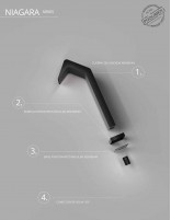 Cascada de piscina negra datos