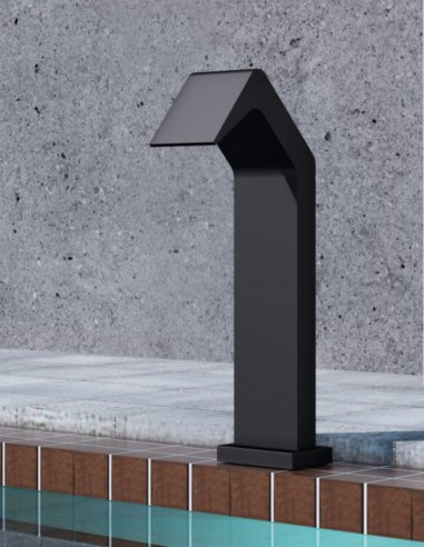 Cascada de piscina negra modelo acero inoxidable S316 Niágara 2 de Imex