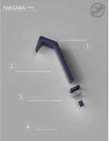 Cascada de piscina azul océano datos