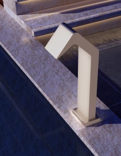 Cascada de piscina azul océano acero inoxidable S316 Niágara 2 de Imex 2