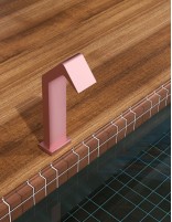 Cascada de piscina rosa coral Niágara 2