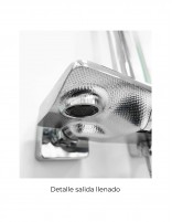 Conjunto de ducha monomando cromado colección style salida llenado