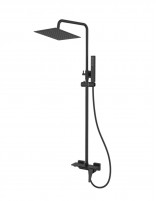 Conjunto de ducha monomando negro - Colección STYLE NEGRO de Aquassent