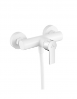 Grifo ducha blanco/cromo