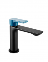 Grifo lavabo negro/azul verdoso