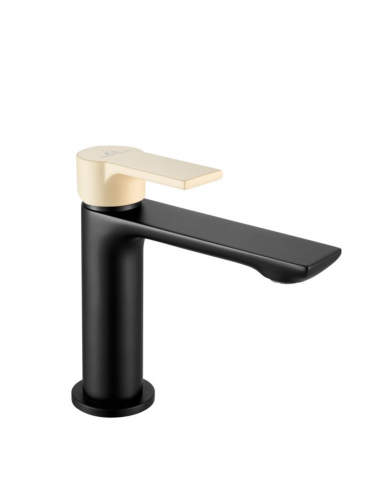 Grifo lavabo negro/beig