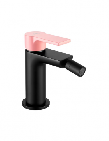 Grifo bidé negro/rosa pastel