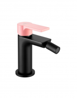 Grifo bidé negro/rosa pastel