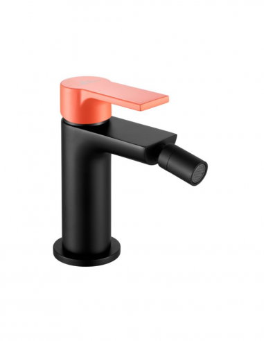 Grifo bidé negro/salmón