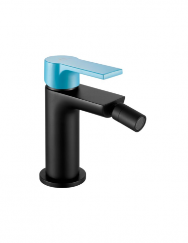 Grifo bidé negro/azul pastel