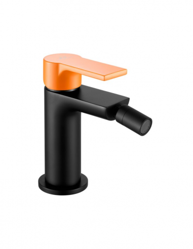 Grifo bidé negro/naranja
