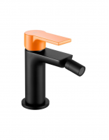 Grifo bidé negro/naranja