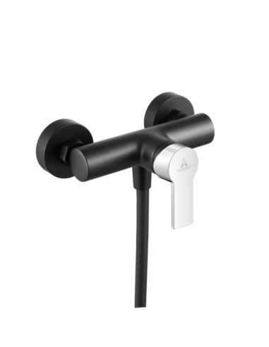 Grifo ducha negro/blanco