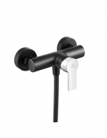 Grifo ducha negro/blanco