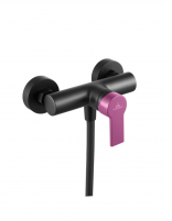 Grifo ducha negro/violeta