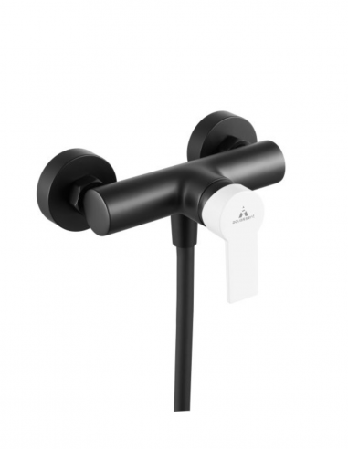 Grifo ducha negro/blanco