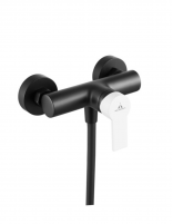 Grifo ducha negro/blanco