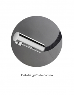 Grifo cocina monomando extraíble - SIDNEY de Aquassent 2