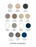 Armario de baño Royo 2 puertas detalle acabados