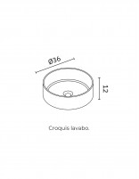 Royo mueble fondo reducido croquis lavabo