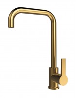 Grifo cocina dorado detalle