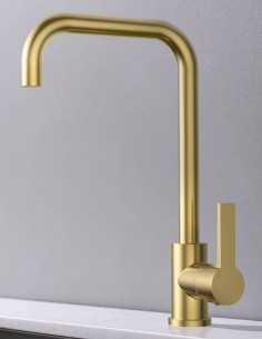 Grifo cocina dorado modelo GOLDEN de Bathplus