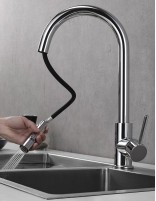 Grifo cocina extraíble monomando detalle