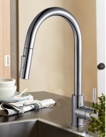 Grifo cocina extraíble monomando modelo BROOK de Bathplus