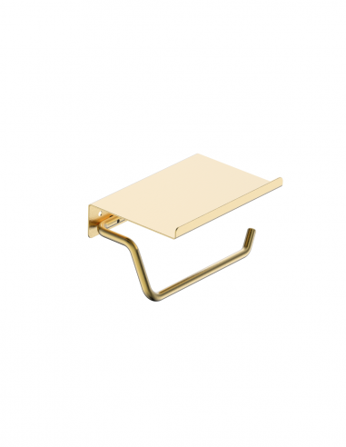 Portarollo con tapa oro cepillado/oro rosa cepillado colección ESSENTIAL de Medimex