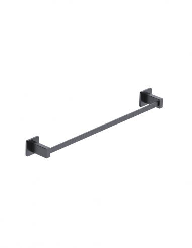 Toallero negro mate/black gun metal colección TECHNIC de Medimex