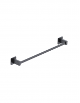 Toallero negro mate/black gun metal colección TECHNIC de Medimex