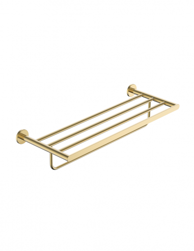 Barra toallero múltiple oro cepillado/oro rosa cepillado modelo PRACTIC de Medimex