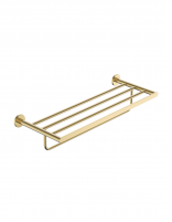 Barra toallero múltiple oro cepillado/oro rosa cepillado modelo PRACTIC de Medimex