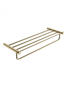 Barra toallero múltiple oro/oro rosa cepillado modelo TIME de Medimex