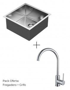 Pack fregadero + grifo de cocina modelos ABSOLUT + VERONA de Bathplus