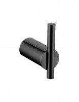 Percha de baño negro/black gun metal colección TIME de Medimex