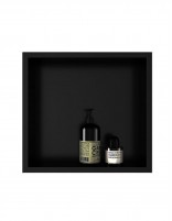 Hornacina para baño negra
