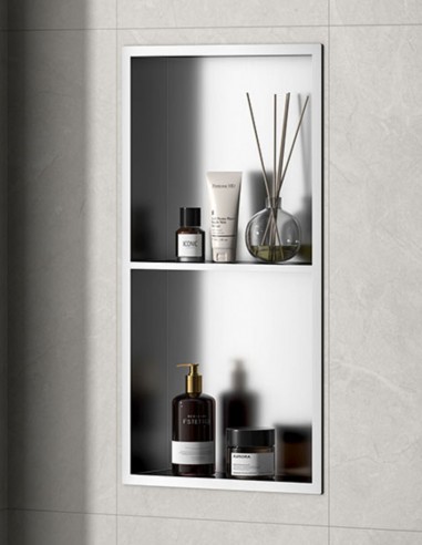 Hornacina acero inoxidable modelo níquel de Bathplus