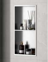 Hornacina acero inoxidable modelo níquel de Bathplus