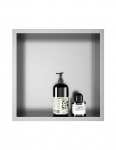 Hornacina de acero inoxidable modelo ducha níquel de Bathplus 2