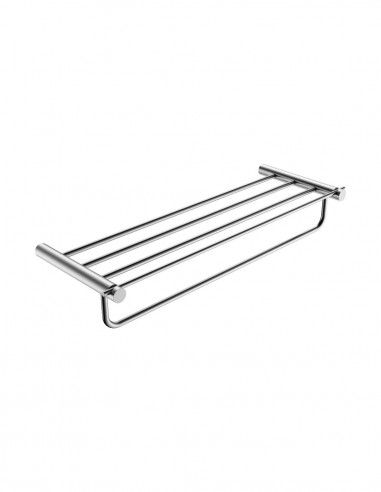 Toallero múltiple cromo/níquel cepillado colección TIME de Medimex