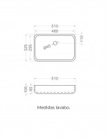 Mueble baño lavabo desplazado a la izquierda lavabo