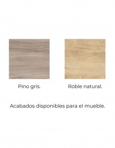 Mueble baño lavabo desplazado a la izquierda modelo HOLE de Coycama 2