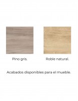 Mueble baño lavabo desplazado a la izquierda acabados mueble