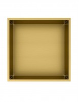 Hornacina para baño dorada detalle