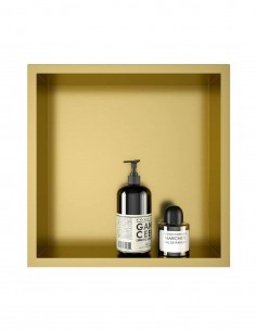 Hornacina para baño dorada modelo acero inox. oro de Bathplus 2