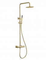 Barra ducha monomando oro