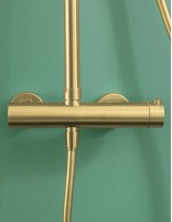 Barra ducha monomando oro monomando