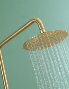 Barra ducha monomando oro modelo Oslo de Bathplus 2