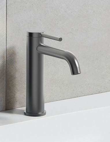 Grifo lavabo gun metal - Bathplus